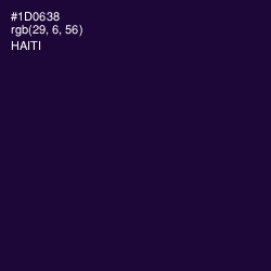 #1D0638 - Haiti Color Image
