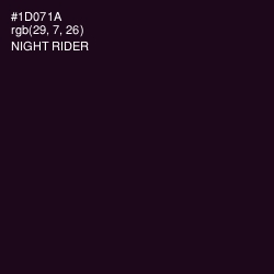 #1D071A - Night Rider Color Image