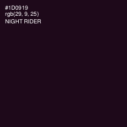 #1D0919 - Night Rider Color Image