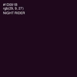 #1D091B - Night Rider Color Image