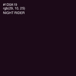 #1D0A19 - Night Rider Color Image