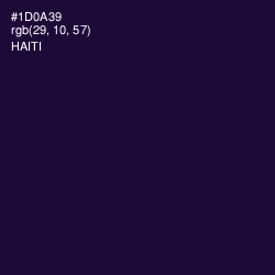 #1D0A39 - Haiti Color Image