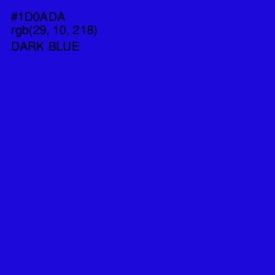 #1D0ADA - Dark Blue Color Image