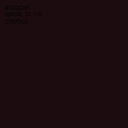 #1D0C0F - Creole Color Image