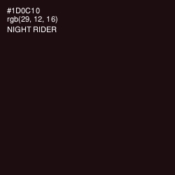 #1D0C10 - Night Rider Color Image