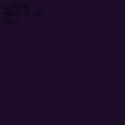 #1D0D28 - Haiti Color Image