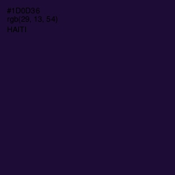 #1D0D36 - Haiti Color Image