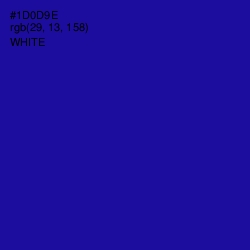 #1D0D9E - Ultramarine Color Image