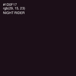 #1D0F17 - Night Rider Color Image