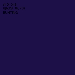 #1D1049 - Bunting Color Image