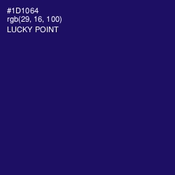 #1D1064 - Lucky Point Color Image