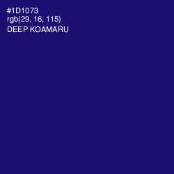 #1D1073 - Deep Koamaru Color Image