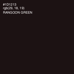 #1D1213 - Rangoon Green Color Image