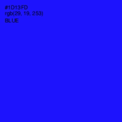 #1D13FD - Blue Color Image