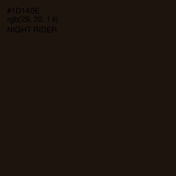 #1D140E - Night Rider Color Image