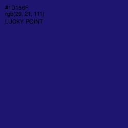 #1D156F - Lucky Point Color Image