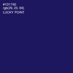 #1D1760 - Lucky Point Color Image