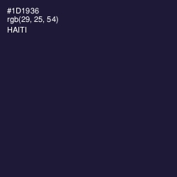 #1D1936 - Haiti Color Image