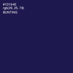 #1D194E - Bunting Color Image