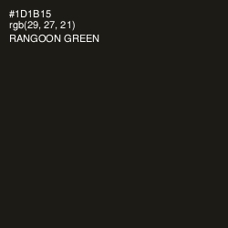 #1D1B15 - Rangoon Green Color Image