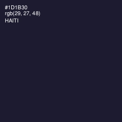 #1D1B30 - Haiti Color Image