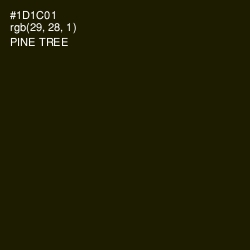 #1D1C01 - Pine Tree Color Image