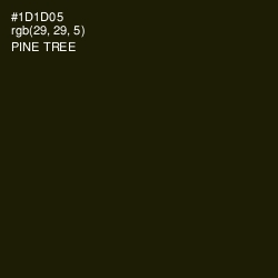 #1D1D05 - Pine Tree Color Image