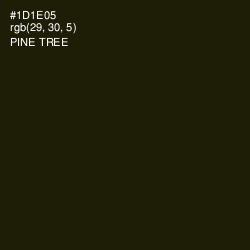 #1D1E05 - Pine Tree Color Image
