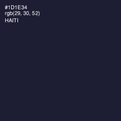 #1D1E34 - Haiti Color Image