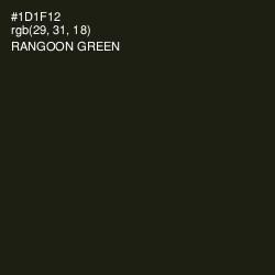 #1D1F12 - Rangoon Green Color Image