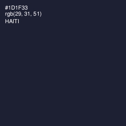 #1D1F33 - Haiti Color Image