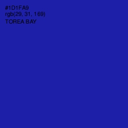 #1D1FA9 - Torea Bay Color Image