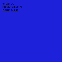 #1D21D9 - Dark Blue Color Image