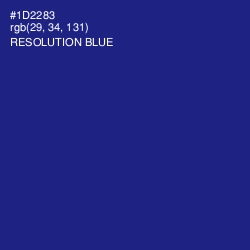 #1D2283 - Resolution Blue Color Image