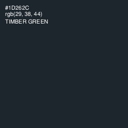#1D262C - Timber Green Color Image