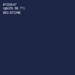 #1D2647 - Big Stone Color Image