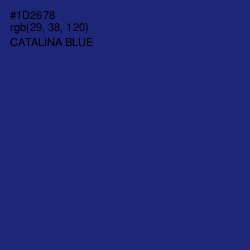 #1D2678 - Catalina Blue Color Image