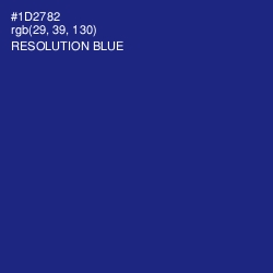 #1D2782 - Resolution Blue Color Image