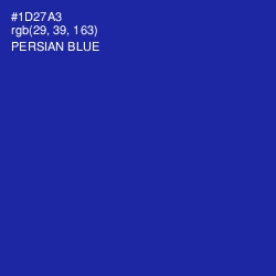 #1D27A3 - Persian Blue Color Image