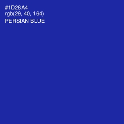 #1D28A4 - Persian Blue Color Image