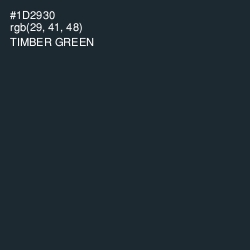 #1D2930 - Timber Green Color Image