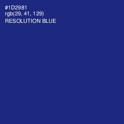 #1D2981 - Resolution Blue Color Image