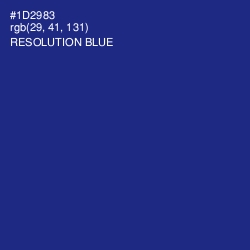 #1D2983 - Resolution Blue Color Image