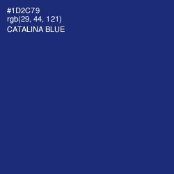 #1D2C79 - Catalina Blue Color Image