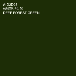 #1D2D05 - Deep Forest Green Color Image