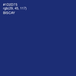 #1D2D75 - Biscay Color Image