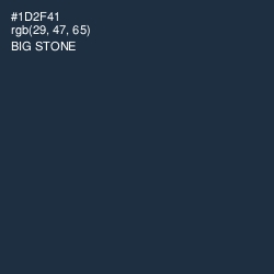 #1D2F41 - Big Stone Color Image