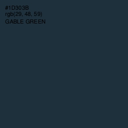 #1D303B - Gable Green Color Image