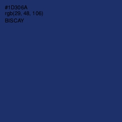 #1D306A - Biscay Color Image