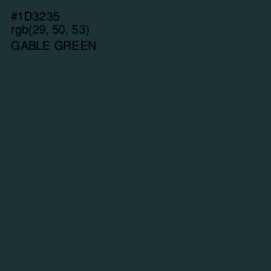 #1D3235 - Gable Green Color Image